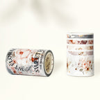 Pre-cut Sweet Rosé Wide Washi/PET Tape