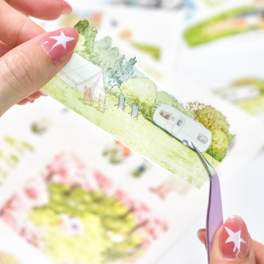 Pre-cut Sakura Voyage Wide Washi/PET Tape