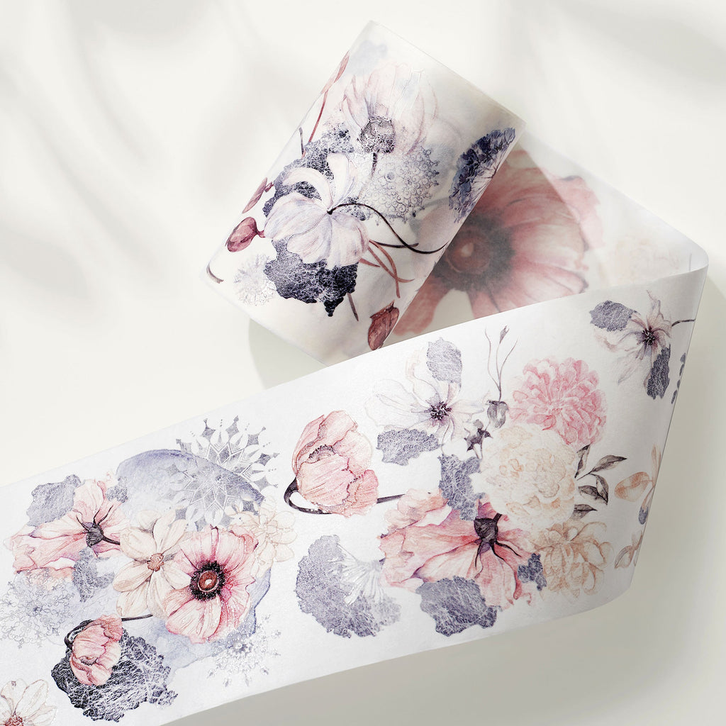 Frostbloom Wide Washi/PET Tape