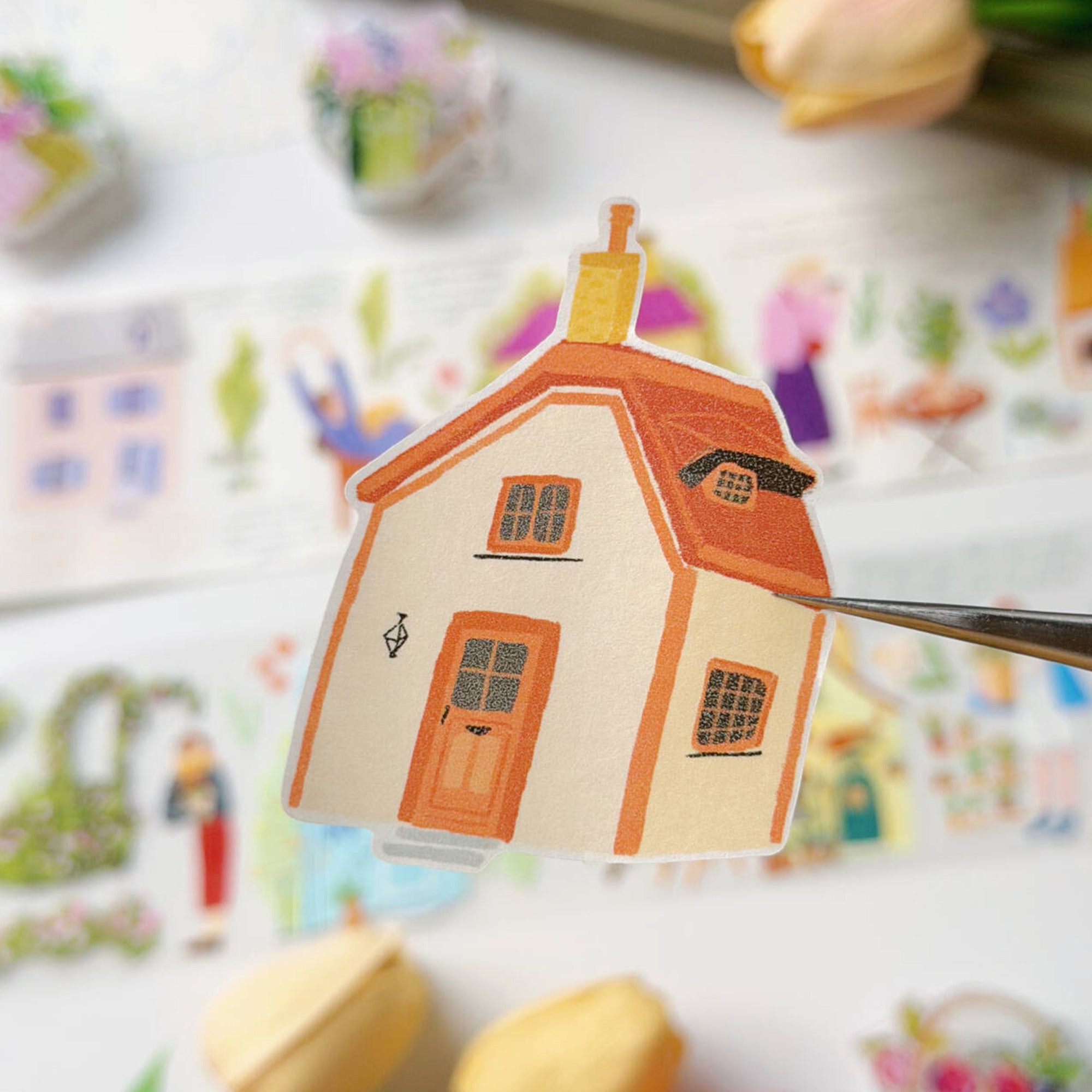 Pre-cut Aurora House Wide Washi/PET Tape
