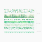 Green Nature Washi Tape Set