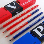 8900 Red & Blue Colored Wooden Pencils 1 Dozen Packs / Tombow