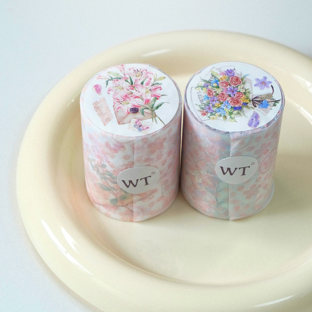 Pre-cut Petal Post Wide Washi/PET Tape