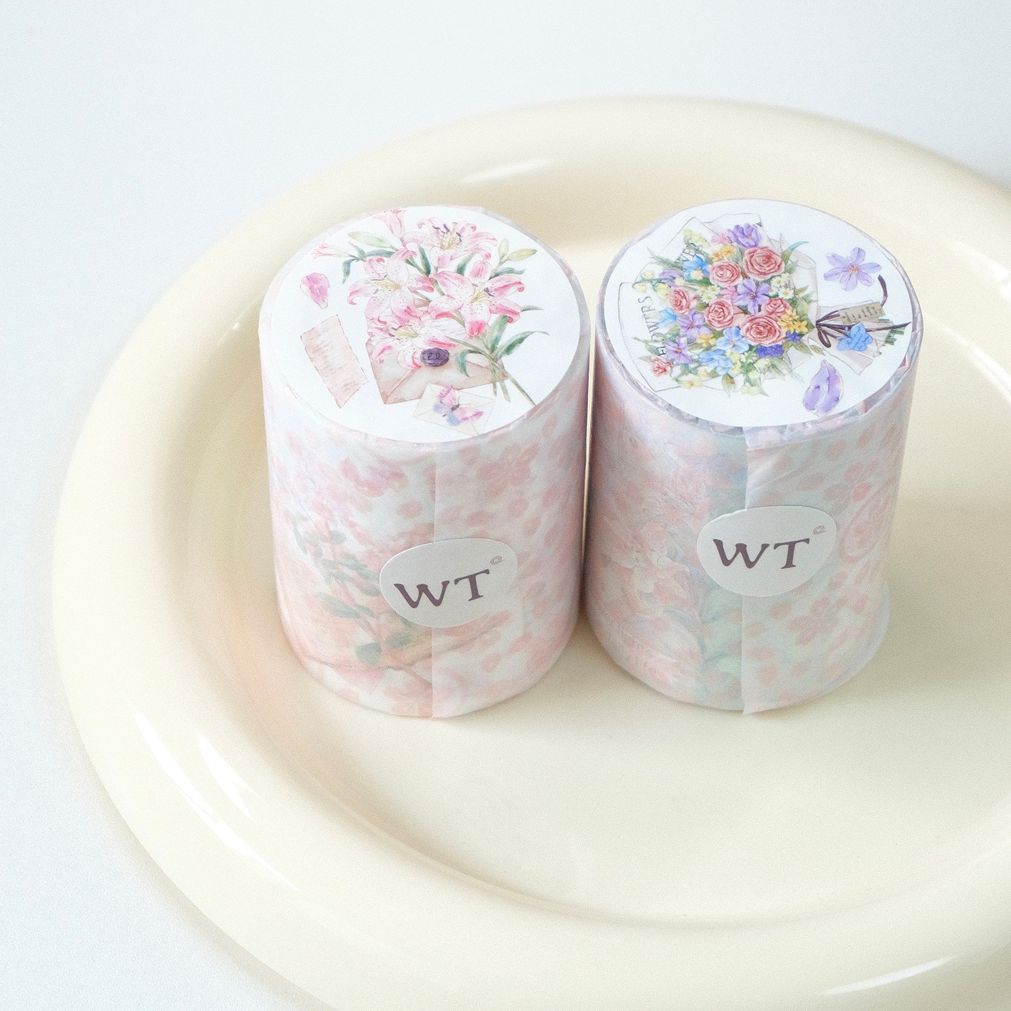 Pre-cut Petal Post Wide Washi/PET Tape