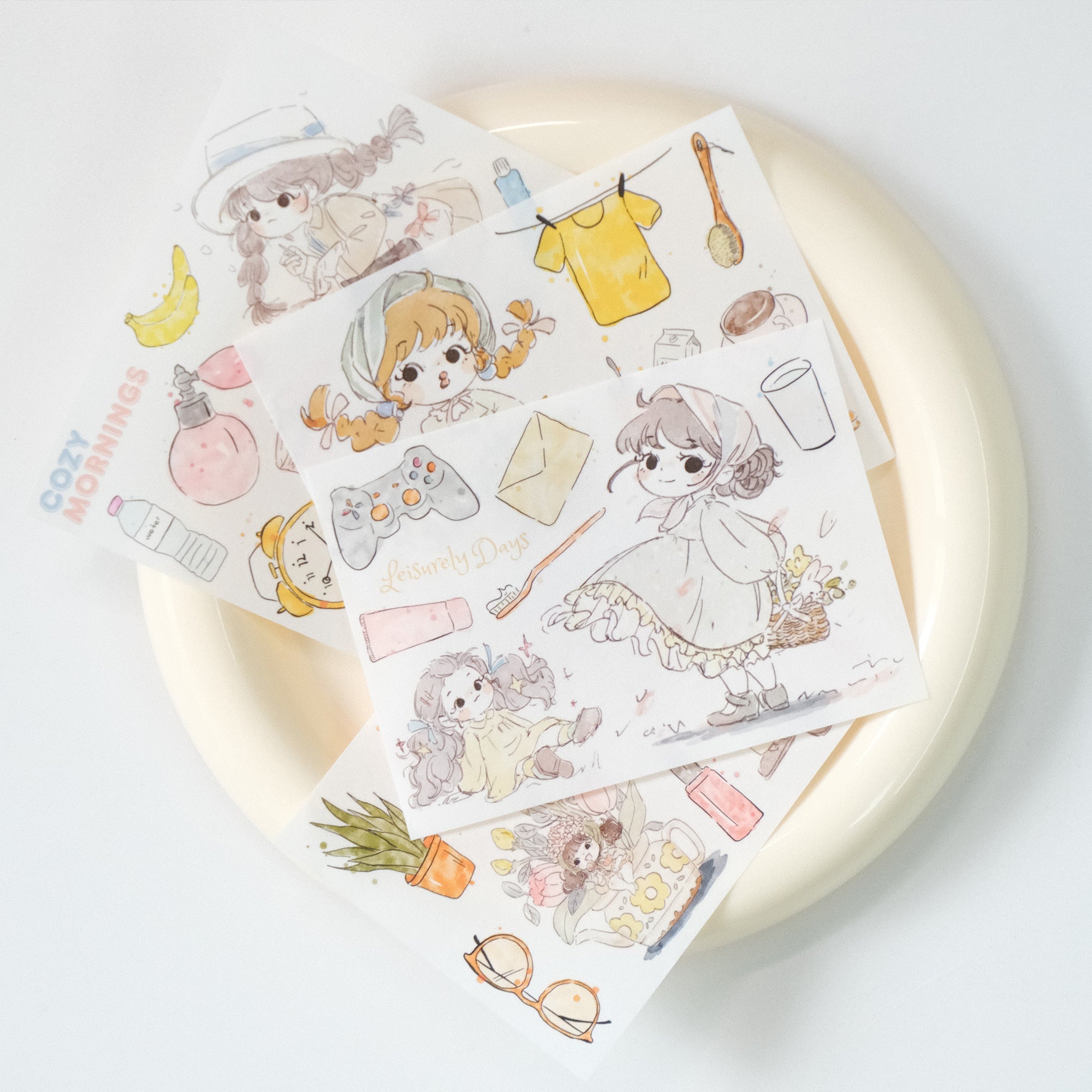 Cozy Mornings Washi Paper Sticker Set