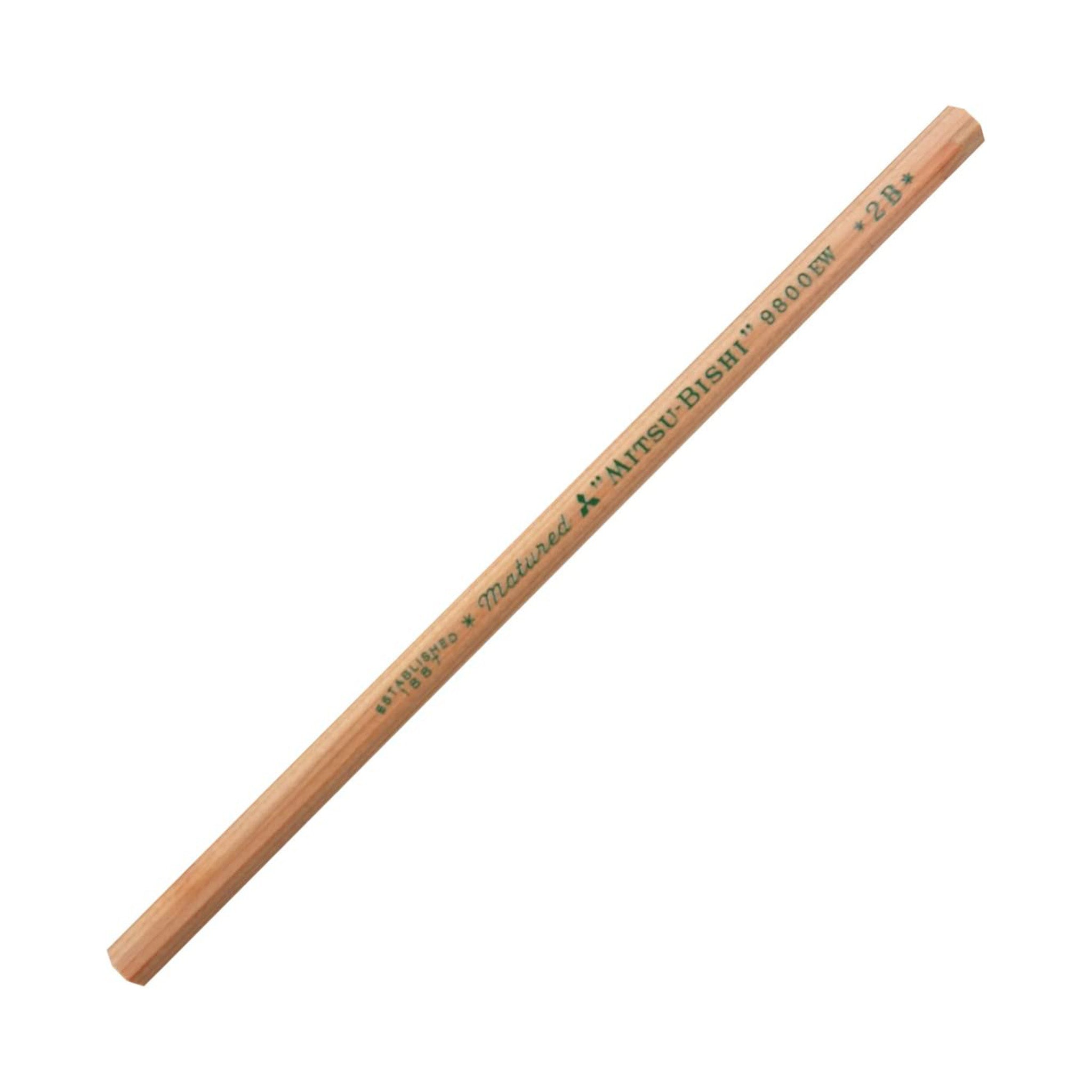 9800 EW Wooden Pencils 1 Dozen Pack / uni Mitsubishi Pencil