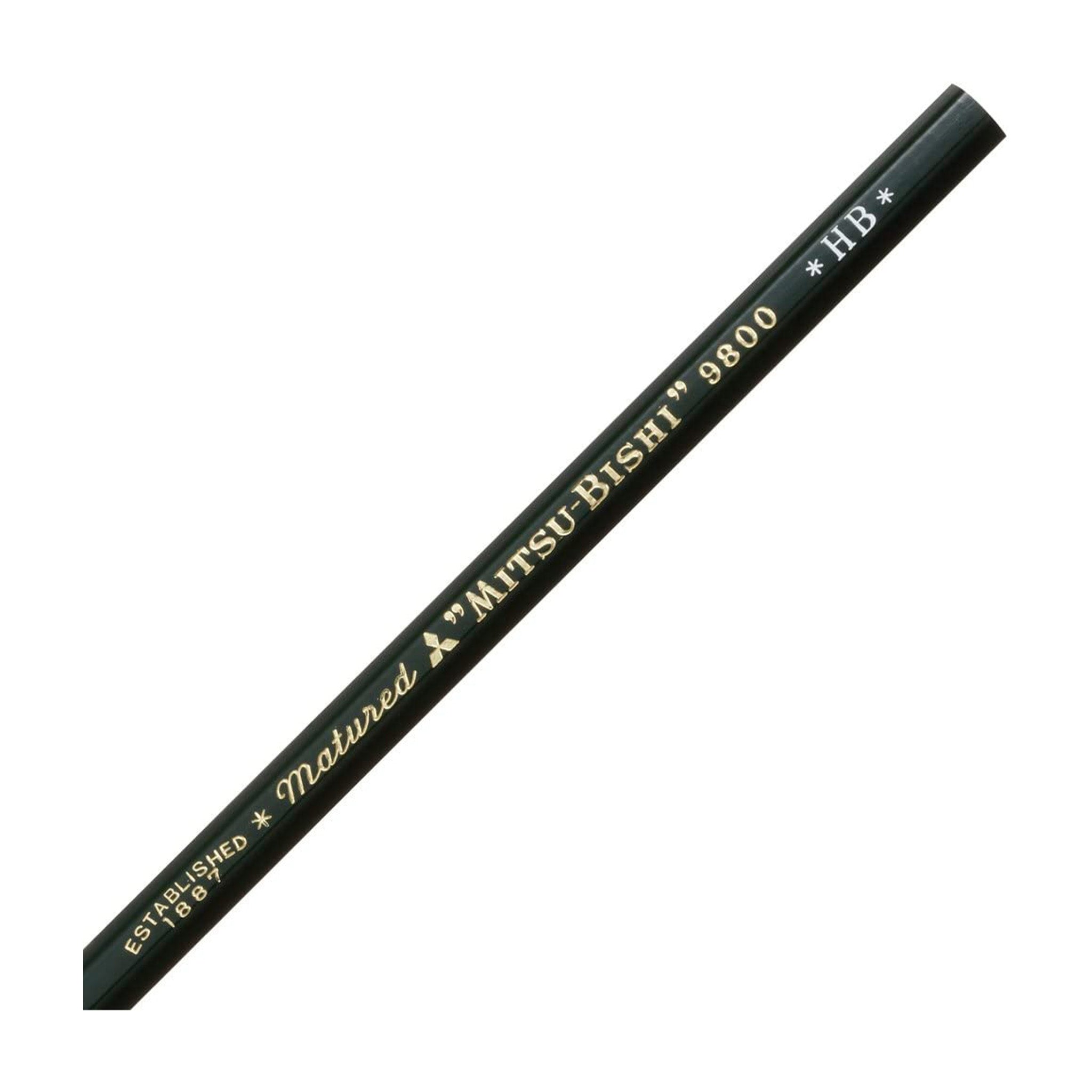 9800 Pencil Wooden 1 Dozen Pack / uni Mitsubishi Pencil