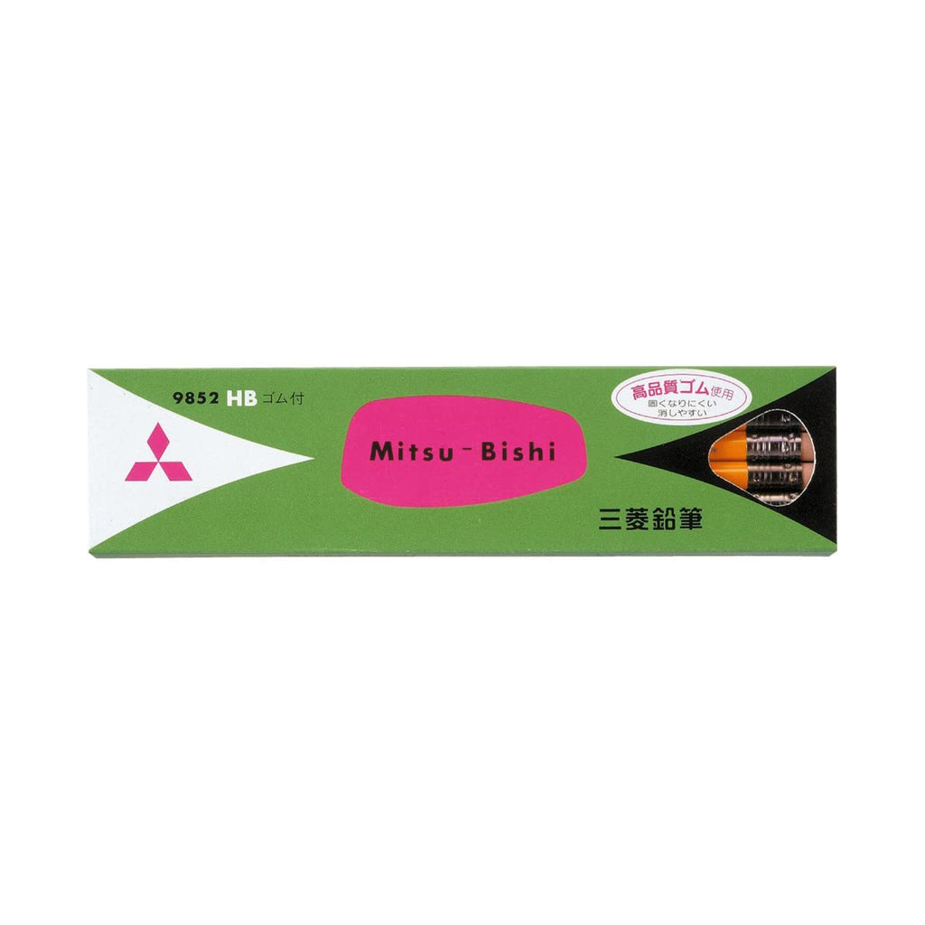 9852 Wooden Pencils 1 Dozen Pack / uni Mitsubishi Pencil