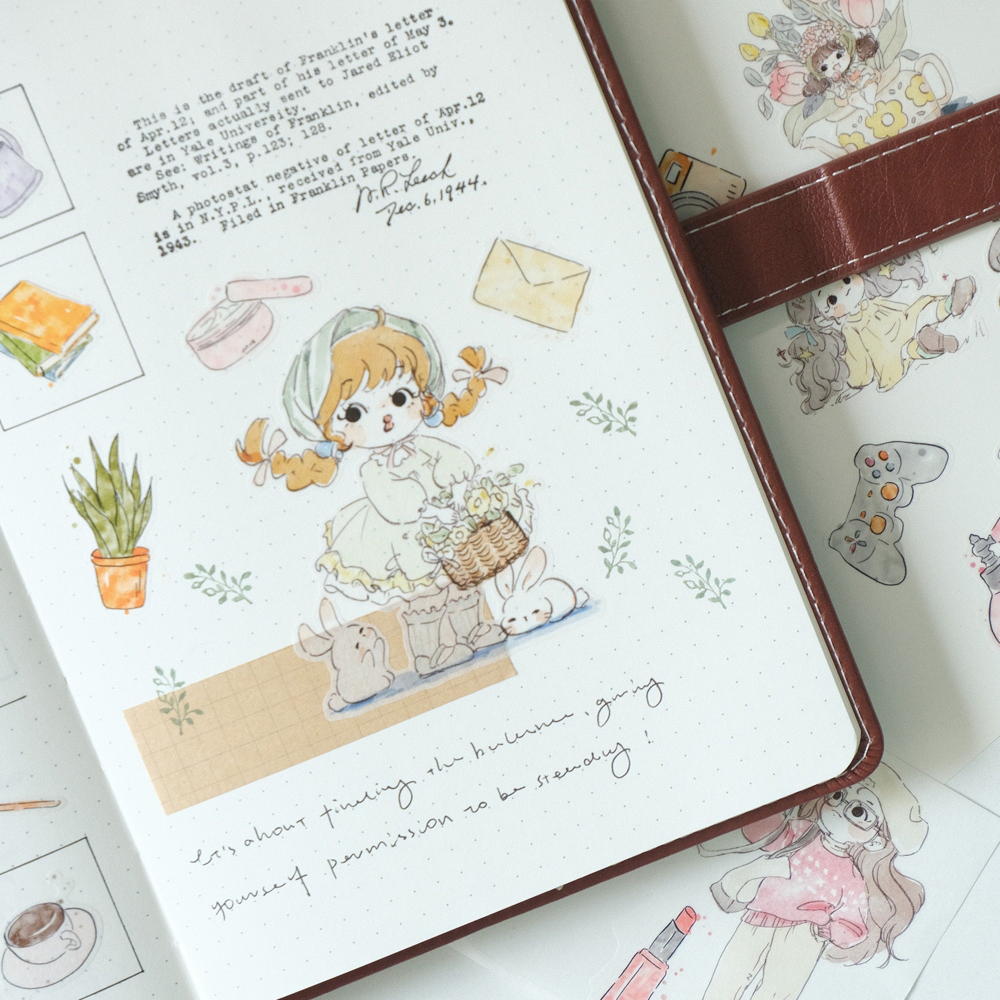 Cozy Mornings Washi Paper Sticker Set