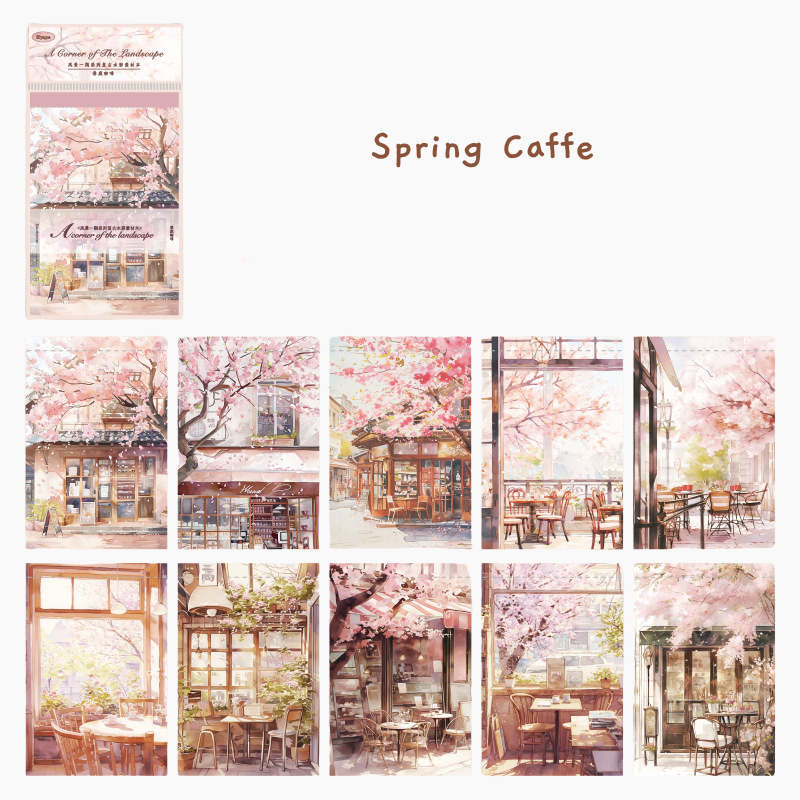A Corner of the Landscape: Artistic Decorative Paper Set