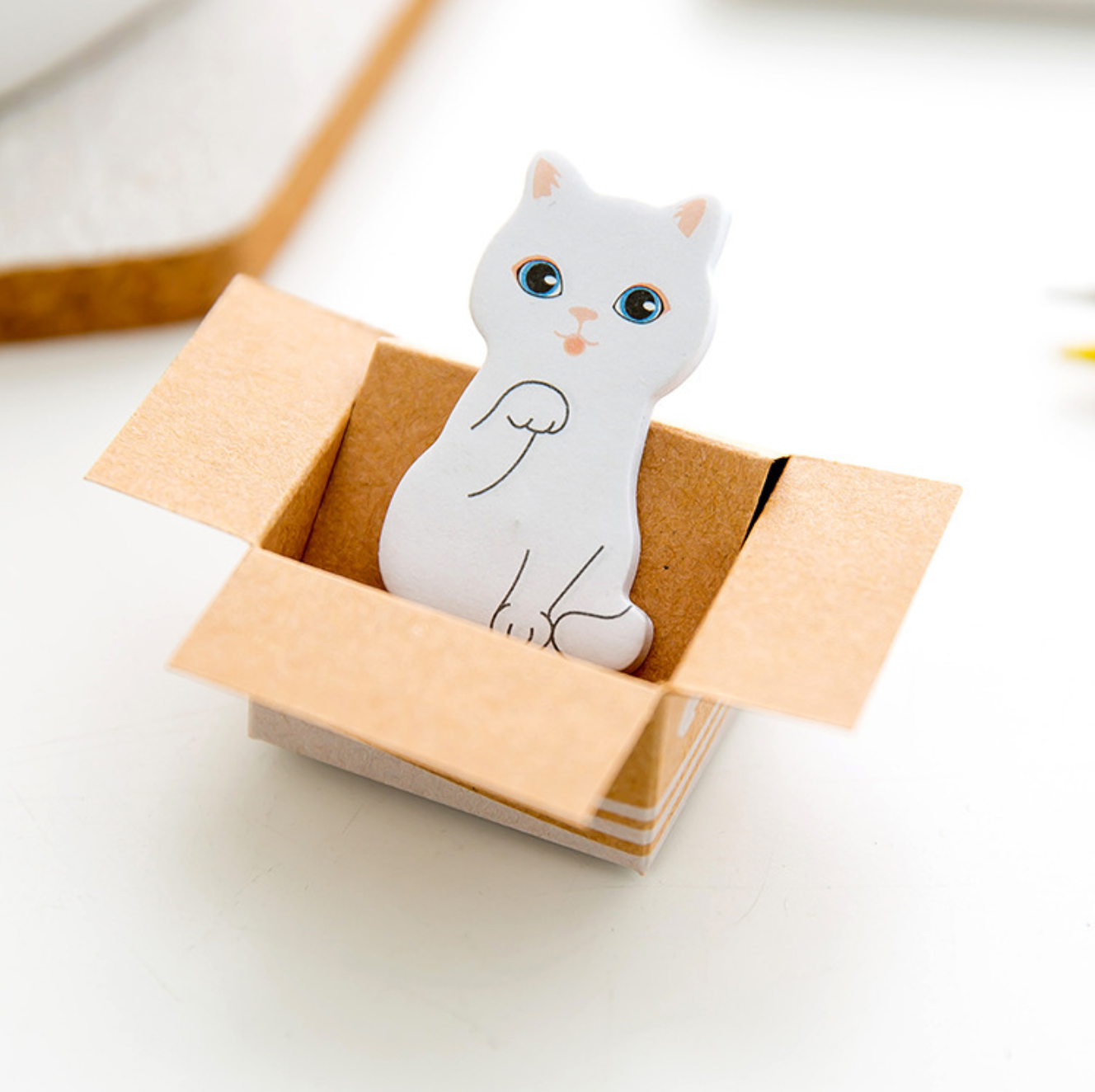 Kitty In A Box Sticky Notes