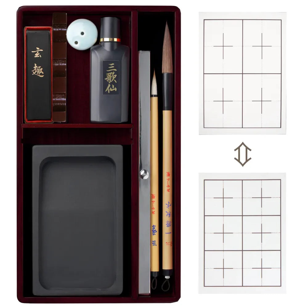 Echizen-Nuri Calligraphy Set - Rose - Large