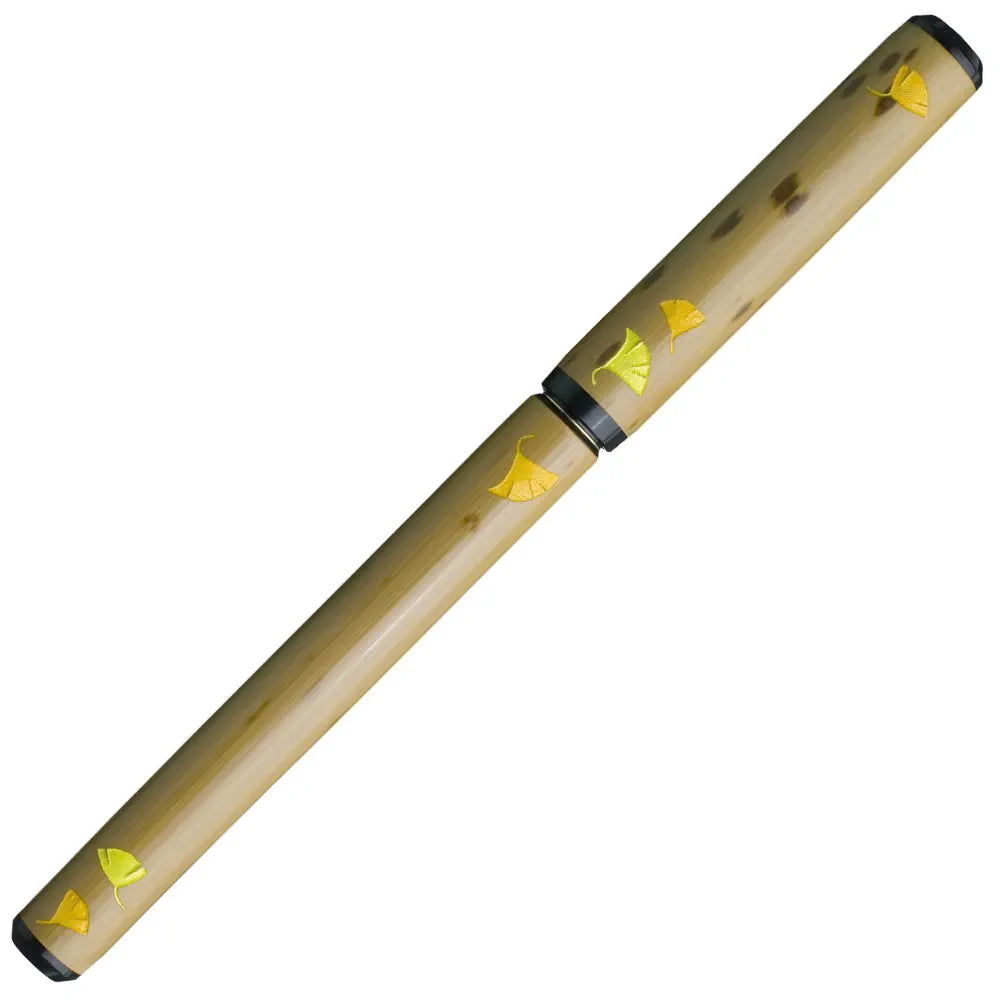Natural Bamboo Brush Pen - Ginkgo Leaf