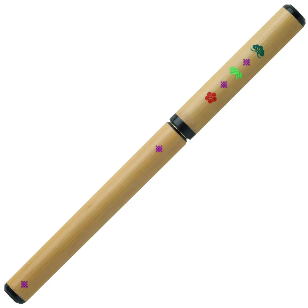 Natural Bamboo Brush Pen - Pine, Bamboo, Plum