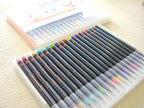 Akashiya Sai Watercolor Brush Pen - 20 Color Set