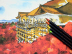 Akashiya Sai Watercolor Brush Pen - 20 Color Set