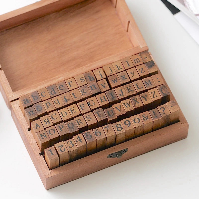 Vintage Typewriter Stamp Set