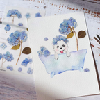 Appree Pressed Flower Stickers - Bigleaf Hydrangea