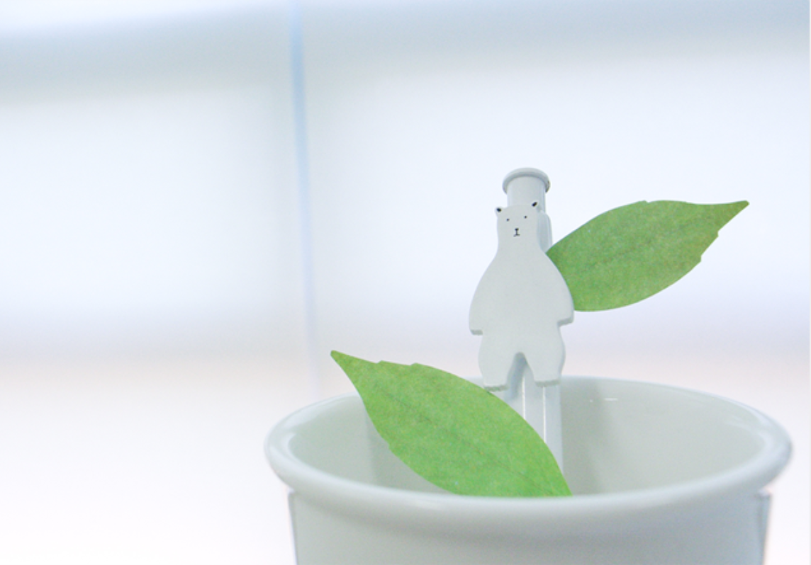 Appree Leaf Sticky Memo Notes - Brown Birch