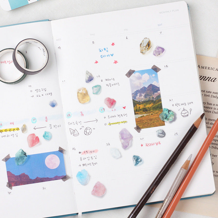 Appree Nature Clear Stickers - Gemstone
