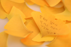 Appree Leaf Sticky Memo Notes - Yellow Ginkgo