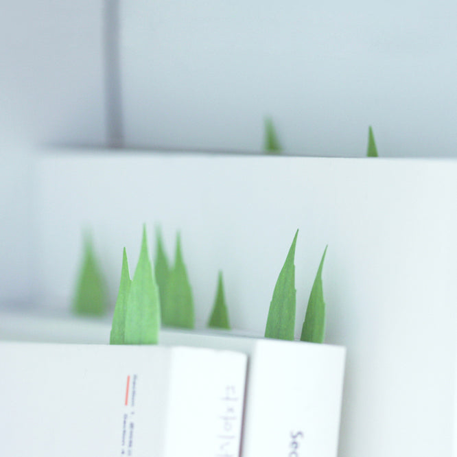 Appree Leaf Sticky Memo Notes - Green Birch