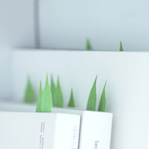 Appree Leaf Sticky Memo Notes - Green Birch