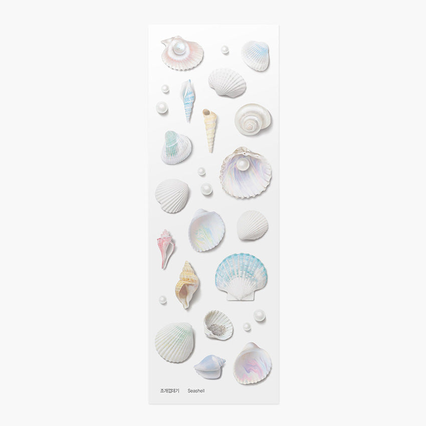 Appree Nature Clear Stickers - Seashell