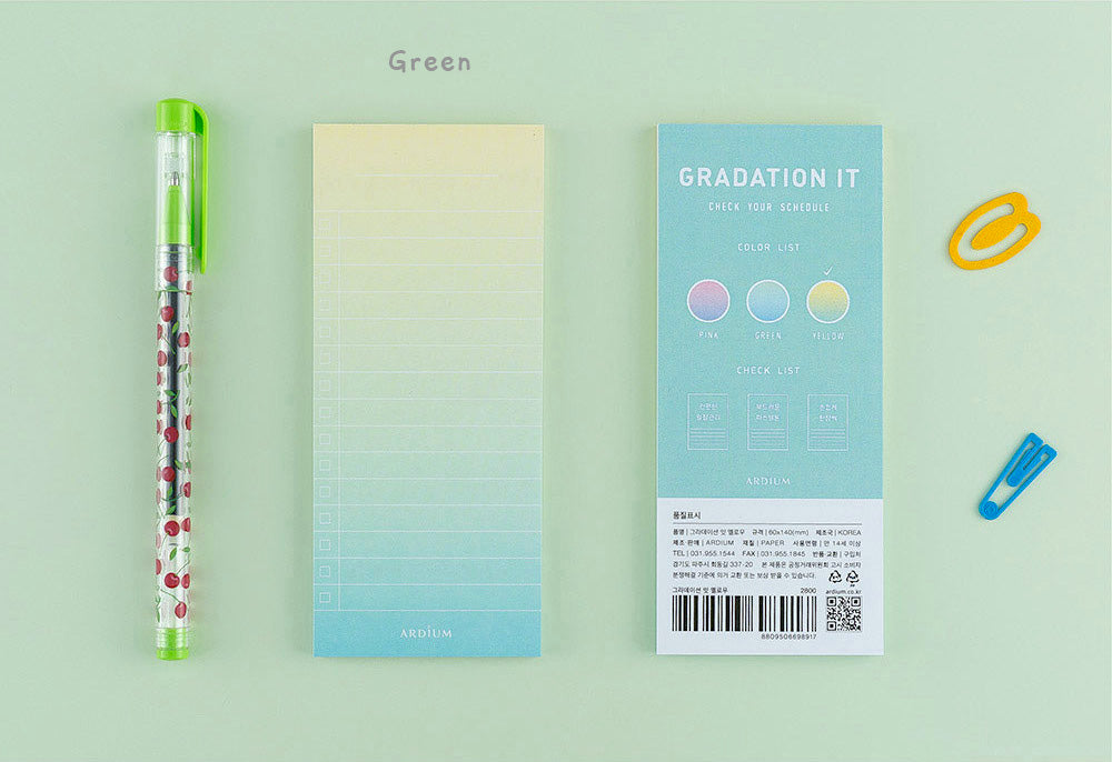 Ardium Gradation Sticky Notes