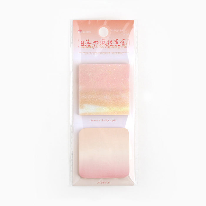 Aurora Glow Translucent Sticky Notes