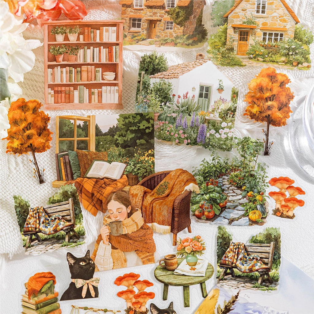Autumn at the Cottage - Cozy Sticker Set
