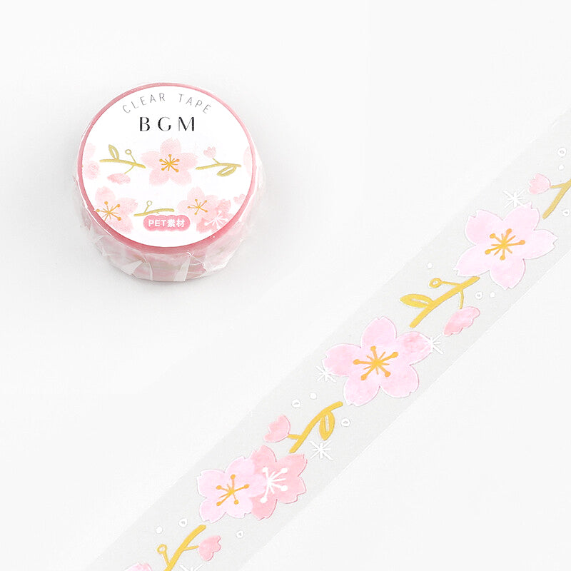 BGM Clear Masking Tape - Cherry Tree Branch