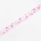 BGM Clear Masking Tape - Falling Flowers