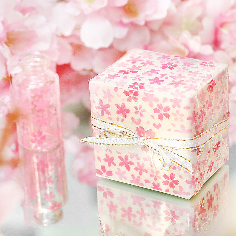 BGM Clear Masking Tape - Falling Flowers