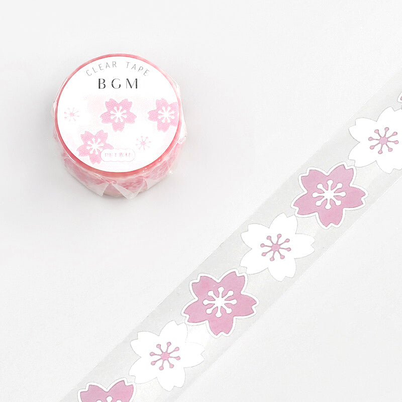 BGM Clear Masking Tape - Sakura