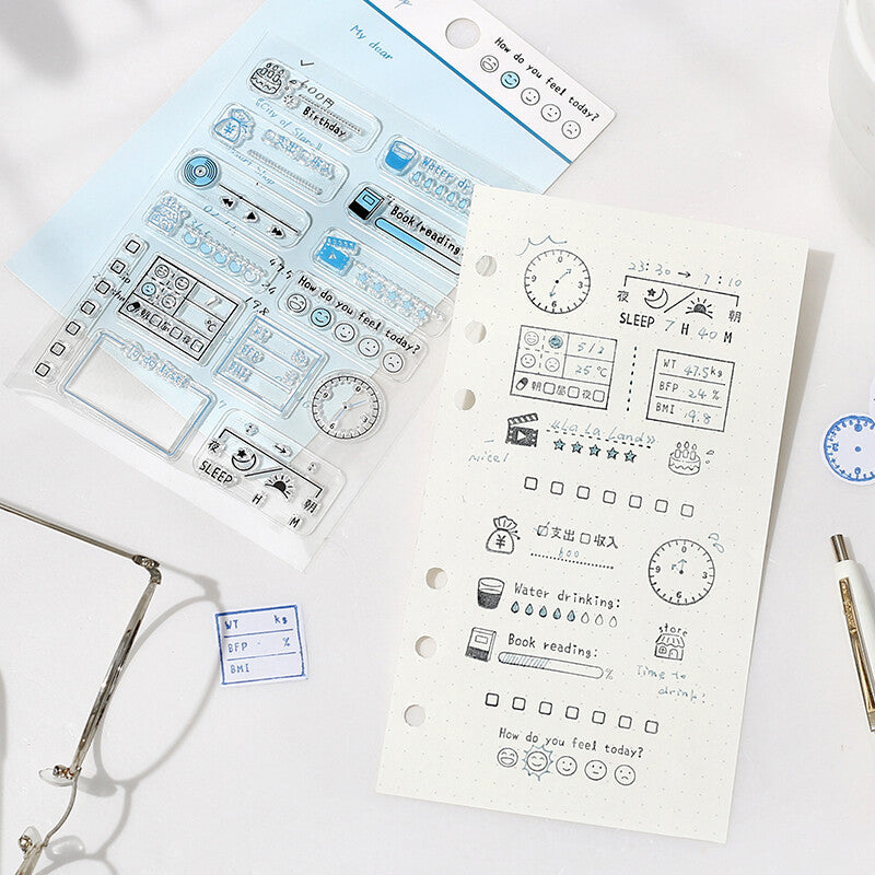 BGM Clear Stamp - Daily Life Tracker