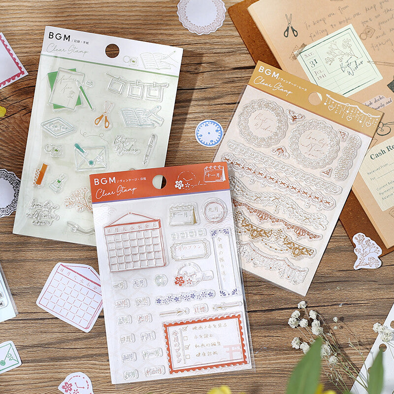 BGM Clear Stamp - Daily Life Tracker