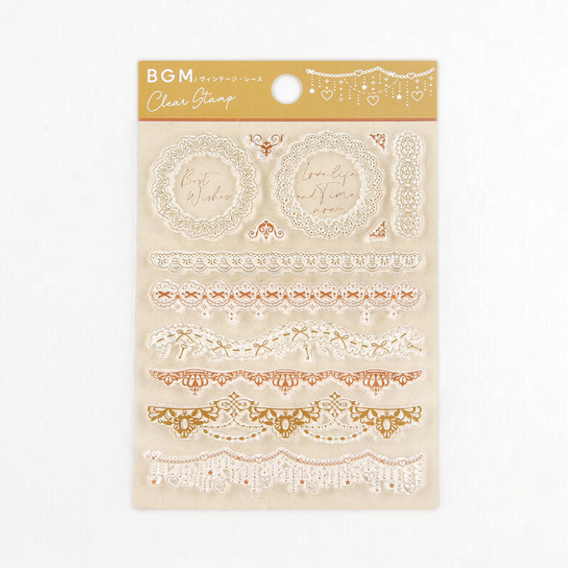 BGM Clear Stamp - Lace