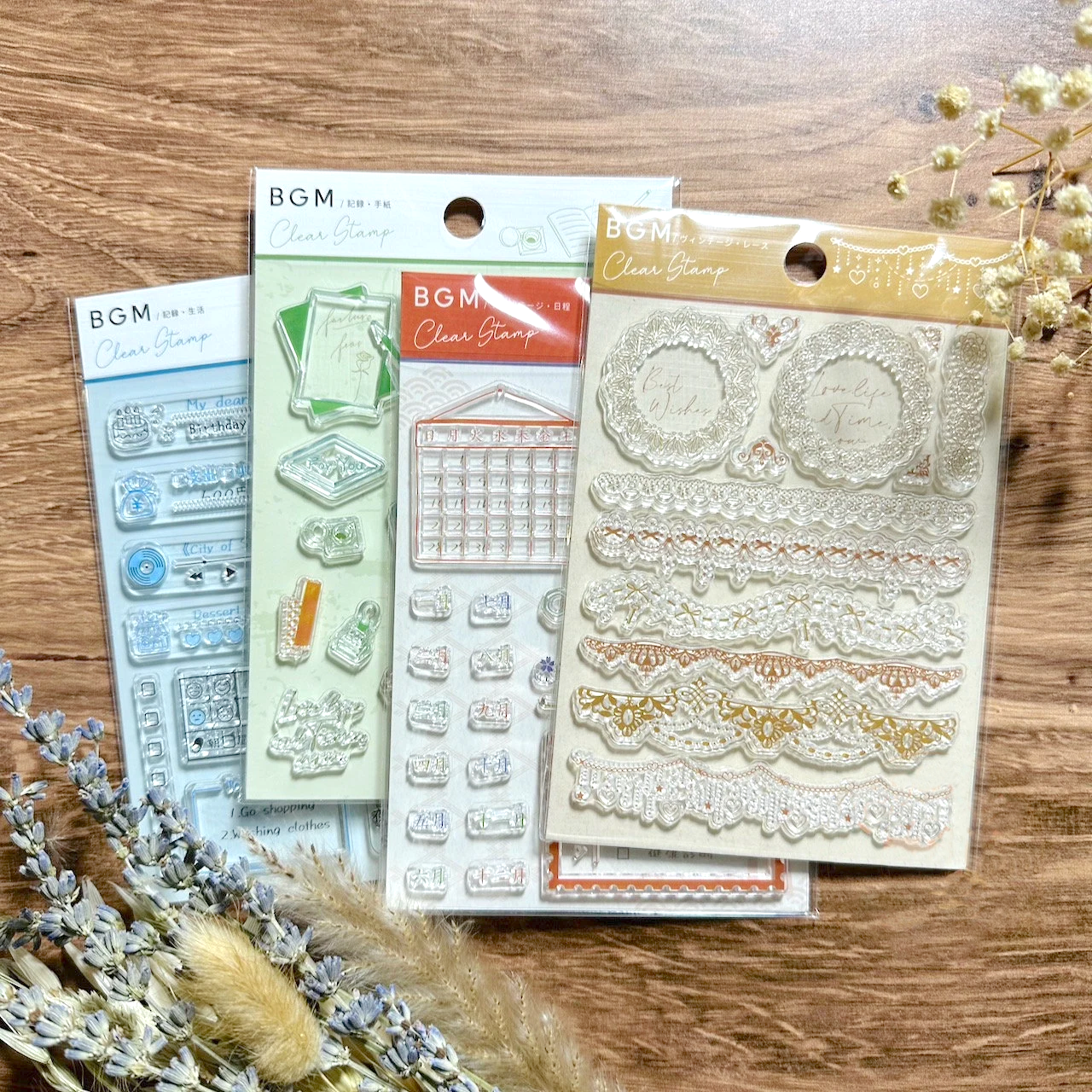 BGM Clear Stamp - Lace
