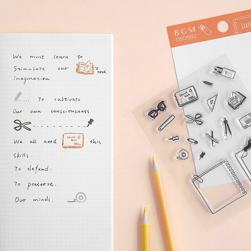 BGM Clear Stamp - Stationery