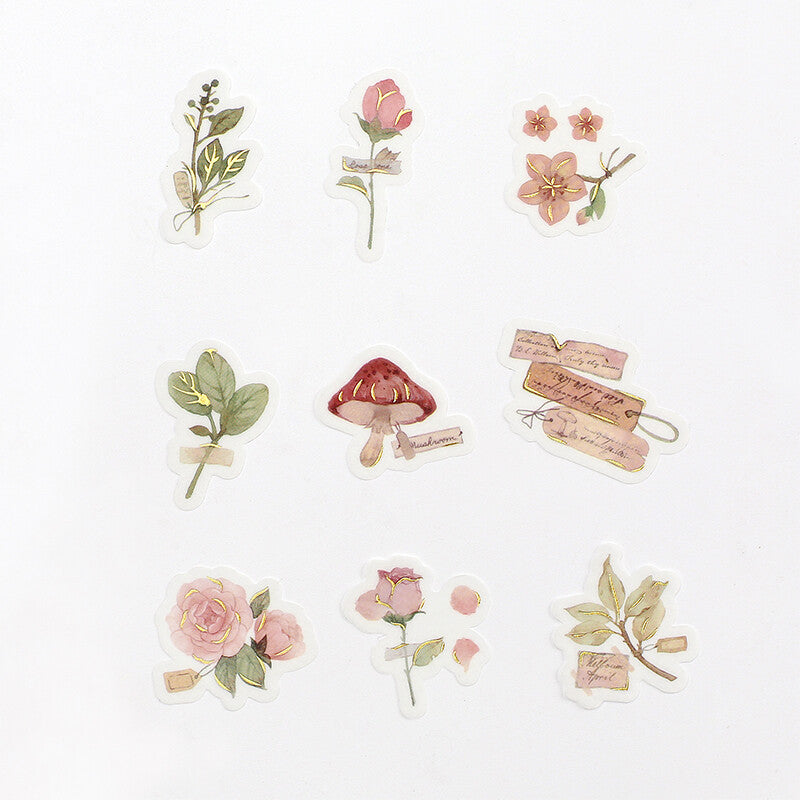 BGM Deco Stickers - Botanical Book