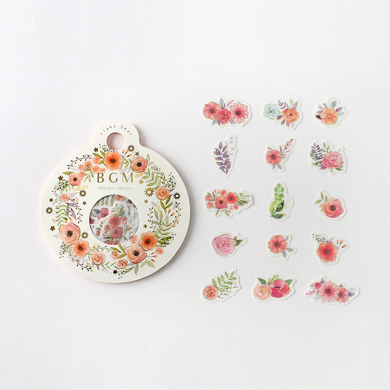 BGM Decorative Paper Stickers - Flowers