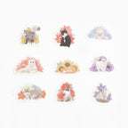 BGM Flake Stickers - Cats & Flowers