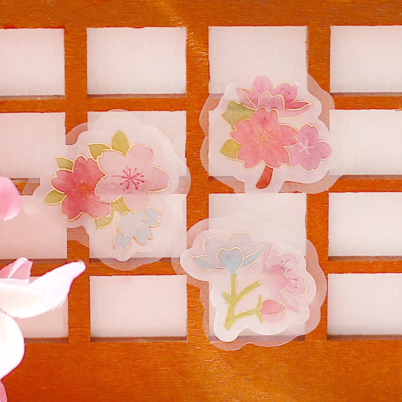BGM Flake Stickers - Cherry Blossom - Limited Spring Edition