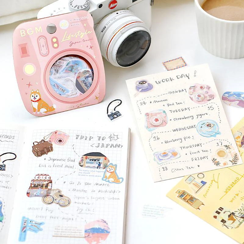 BGM Flake Stickers - Japan Travel - Limited Summer Edition