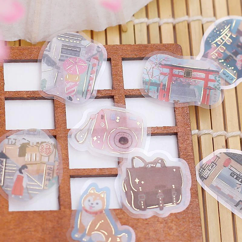 BGM Flake Stickers - Japan Travel - Limited Summer Edition