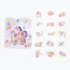 BGM Flake Stickers - Moonlit Night - Limited Spring Edition