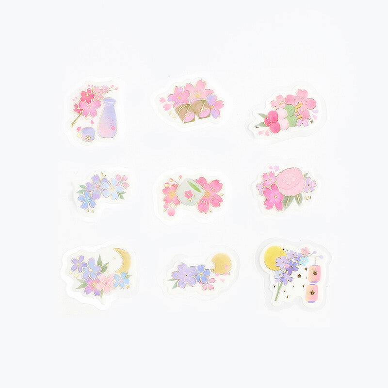BGM Flake Stickers - Moonlit Night - Limited Spring Edition