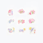 BGM Flake Stickers - Moonlit Night - Limited Spring Edition