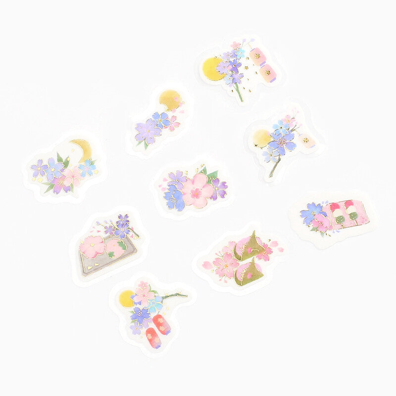 BGM Flake Stickers - Moonlit Night - Limited Spring Edition